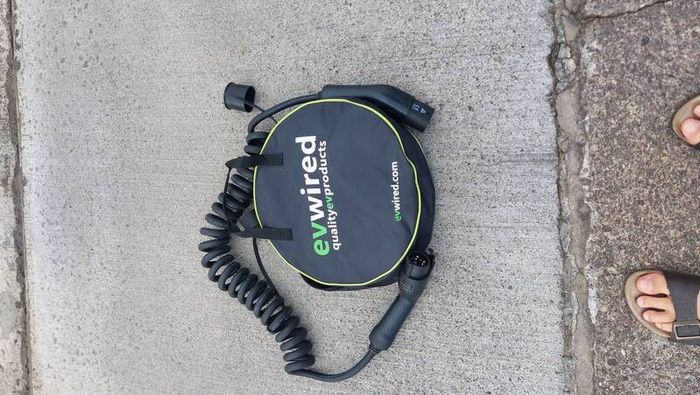 EV Wired brand charging cable outlander