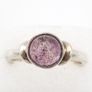Vintage Amethyst Silver Ring Image 2