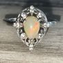 Ethiopian Opal Silver Ring Image 2