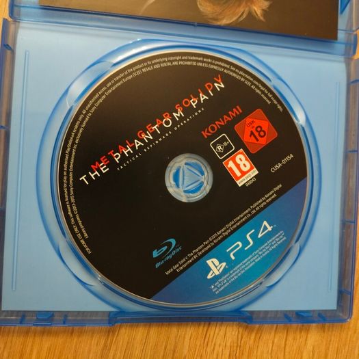 metal gear solid 5 The phantom pain PS4 plus trials fusion disc