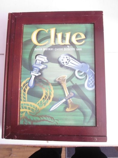 Clue Classic Detective Game Wooden Box