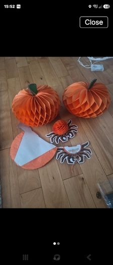 paper pumpkins
