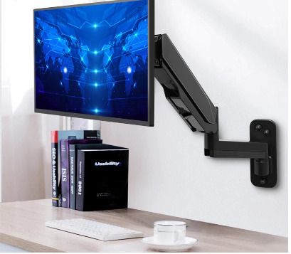 BRAND NEW Spring Air Pressure Arm Adjustable Wall Mouning Monitor Bracket For 17-45 inch LCD LED Screen Loading 2-12kg TV Support