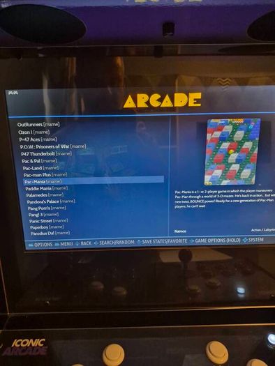 Retro arcade game with all the favourites