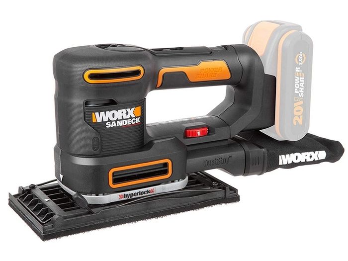 WORX WX820.9 SANDECK 18V (20V Max) Cordless Multi Sander - (Tool only - Battery & Charger Sold Separately)