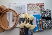 Punch needle embroidery set