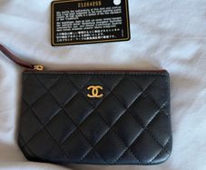 chanel 'O case' purse