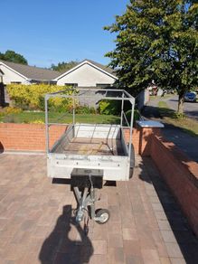 Aluminium trailer 7x4