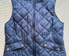 Joules Navy Blue Reversible Showerproof Gilet UK14
