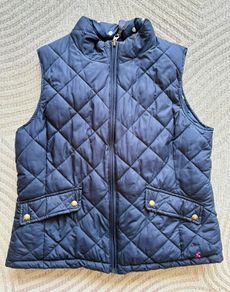Joules Navy Blue Reversible Showerproof Gilet UK14