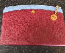 Mulberry Curved Traveller Zip Travel Pouch Wallet