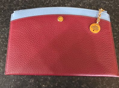 Mulberry Curved Traveller Zip Travel Pouch Wallet