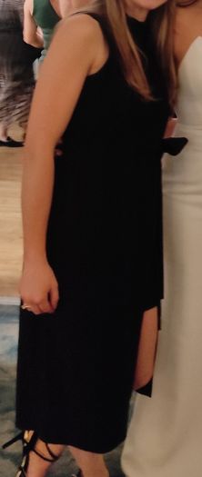 River Island Black Midi Dress