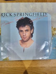 Rick Springfield Human Touch 7 inch single RICK1