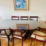 Extendable Mahogany Dining table + 6 chairs Image 3