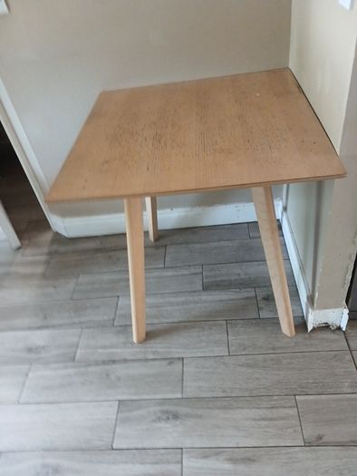 small table and chairs
