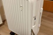 Small Suitcase 20" White