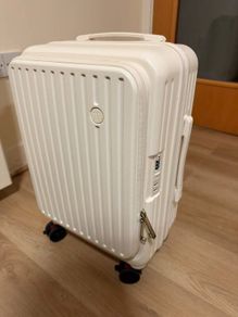 Small Suitcase 20" White