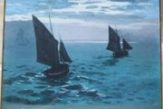 Claude Monet Fine Art Print "Fishing Boats at Sea"