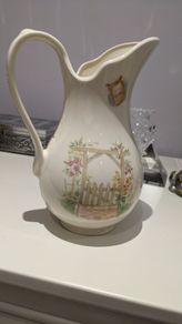 Vintage Edwardian Kitchen Garden Aynsley Large Jug