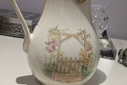 Vintage Edwardian Kitchen Garden Aynsley Large Jug