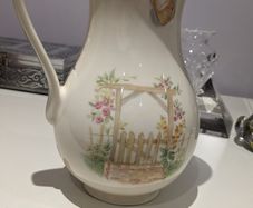 Vintage Edwardian Kitchen Garden Aynsley Large Jug