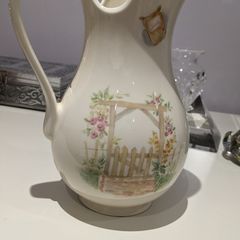 Vintage Edwardian Kitchen Garden Aynsley Large Jug