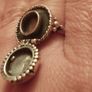 Vintage pillbox ring, 925 sterling silver. Image 2