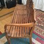 Solid Teak Bench Image 3