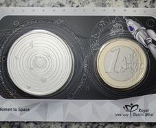 Netherlands 1 Euro Base Metals Brilliant Uncirculated Coin 2023 - Women to Space