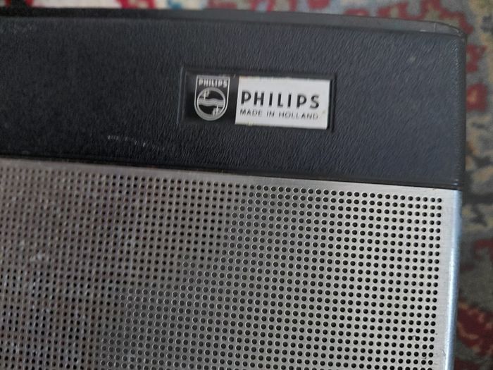 Vintage Philips N2205 portable cassette recorder original microphone