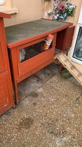 Large rabbit hutch for sale 50 euro paid 150 for it new