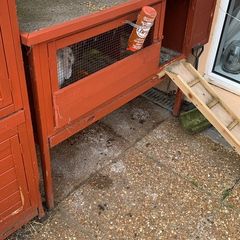 Large rabbit hutch for sale 50 euro paid 150 for it new