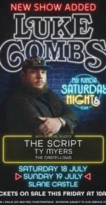 Luke combs Saturday standing