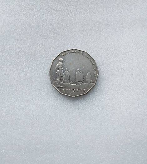 Australia : 2005 - Commemorating The 60th Anniversary of The End of WW2 , 20c and 50c Coins