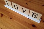 Wooden LOVE Sign