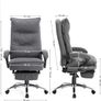 SONGMICS Executive Chair, Ergonomic Office Chair with Footrest Image 4