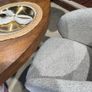 Round Dining Table with Starburst Legs, Ex Display Like New Image 7
