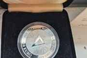 Ten Euro Silver  Proof William Rowan Hamilton Coin 2005.