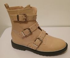 SCHUH Pale Pink Multi Buckle Girls Youth Boots Size UK5 EU38 New With Box CAN POST