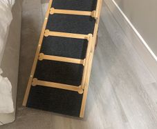 Adjustable Wooden dog ramp 120cm long - 6 levels