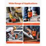 Framing Nailer, 50 to 90 mm 21 Degree Full Round Head Pneumatic Framing Nailer with Dual Trigger Modes & Tool-Less Depth Adjustment, 80-120PSI Pro Air Nail Gun for Framing Flooring Decking Image 6
