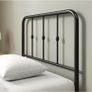 3ft Single Bed Frame with Headboard (90 x 190 cm) - 14'' Height - Metal Bed Base with Footboard - Steel Slat Support - Easy Assembly - Black Image 6