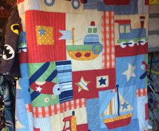 Nursery duvet cover & curtains