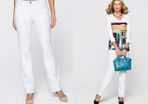 BNWT white stretchy jeans streight leg by Mona  size UK20/22 EUR50 Postage included