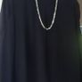 925 Sterling silver fancy link necklace heavy 79.5g Image 9