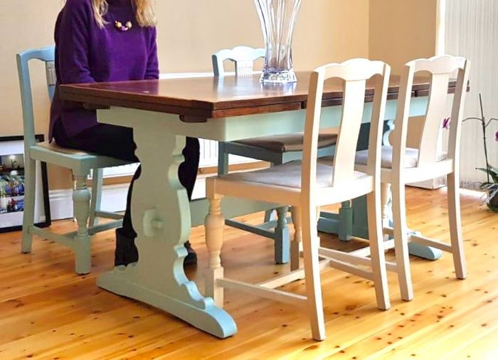 Table and 4 chairs