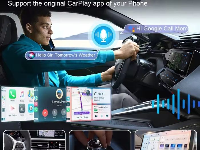 CarPlay Android Auto wireless Adapter Apple Car play Dongle Mini Ai Box