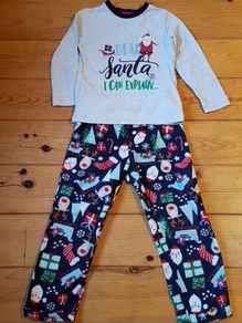 Age 5-6 Christmas Santa Pyjamas