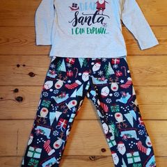 Age 5-6 Christmas Santa Pyjamas